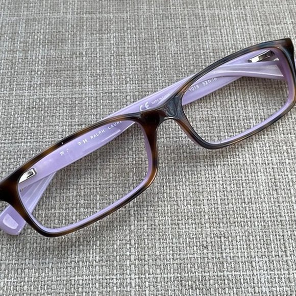 Ralph Lauren Eyeglasses Frame Brown/Lilac Glasses RA7045 52[]16 135 - Picture 4 of 12
